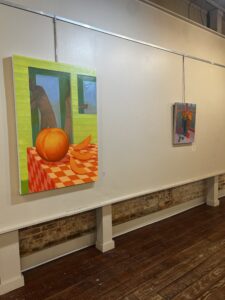 photo of artworks in gallery