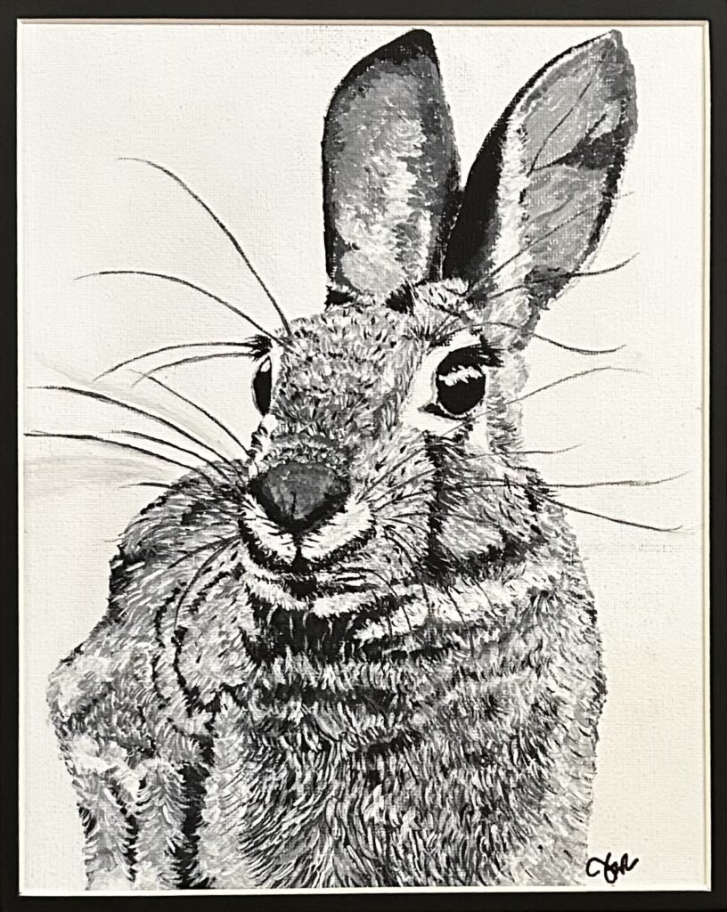 "The Observer" by Jennifer from the 25-26 student/member show